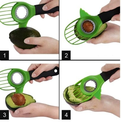 Avocado Slicer  Cutter Peeler &amp; Storage Box Portable Creative Cover Fruit Kitchen Tools Frutero Gadget and Inteligentes