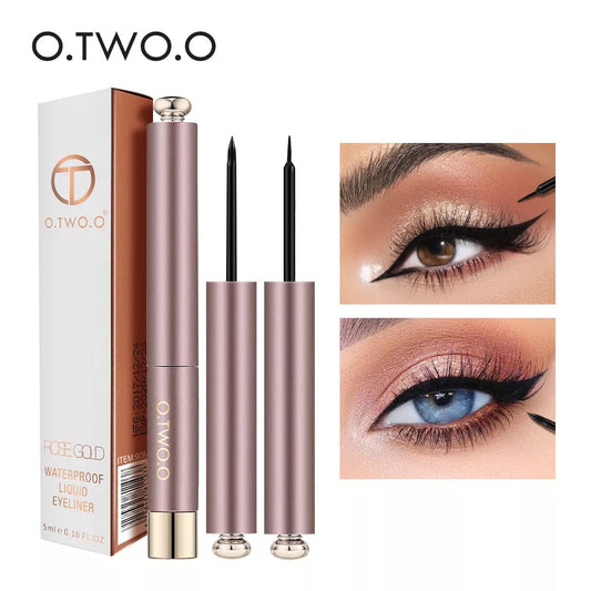 O.TWO.O Black Liquid Eyeliner Pencil Super Waterproof Long-lasting Smudge proof Quick Dry Natural Eyeliner Pen Makeup Eyes