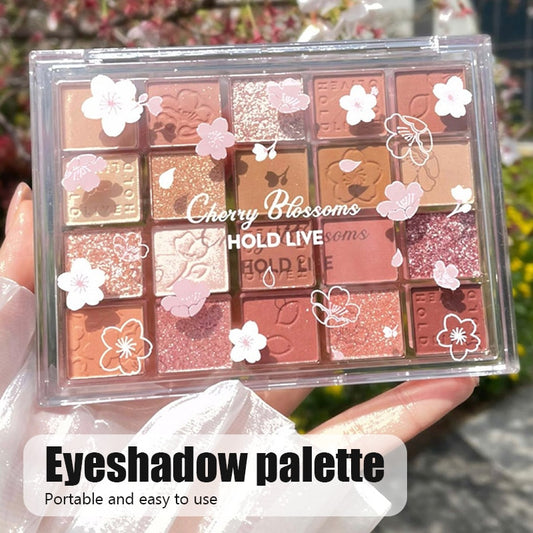 20 Colors Pearly Matte Multichrome Eyeshadow Palette Earth Color Eye Shadow Waterproof Natural Eye Makeup Shiny Eyes Cosmetic