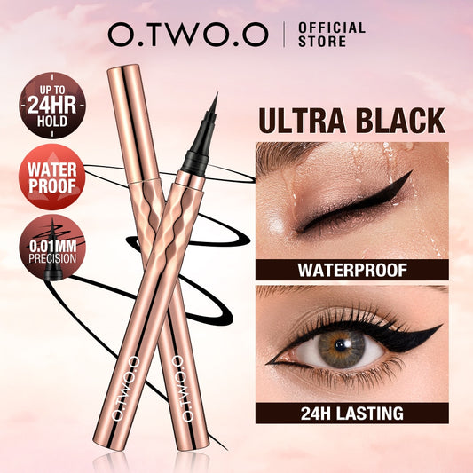 O.TWO.O Black Liquid Eyeliner Pen Eyeliner Waterproof Long-lasting Make Up Eye Liner Easy to Wear Eyes Makeup Cosmetics Tools