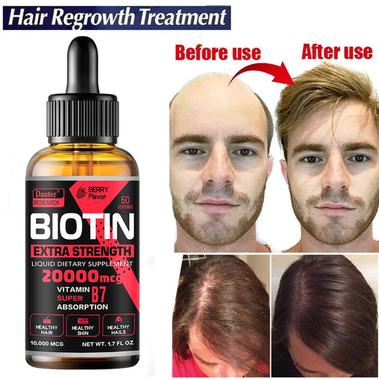 Natural herbal plant hair growth essential oil treatment scalp rapid hair growth repair damage anti-hair loss hair care essence